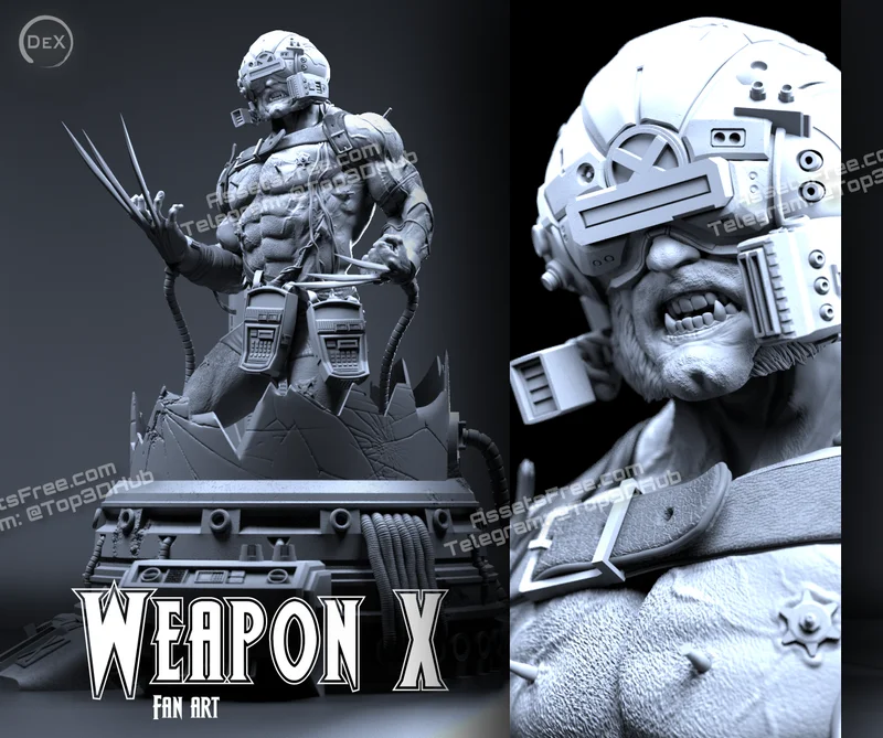 Weapon X Bust
