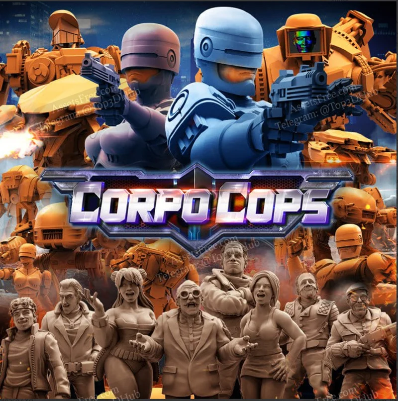 Papsikels Miniatures - Corpo Cops - March 2023