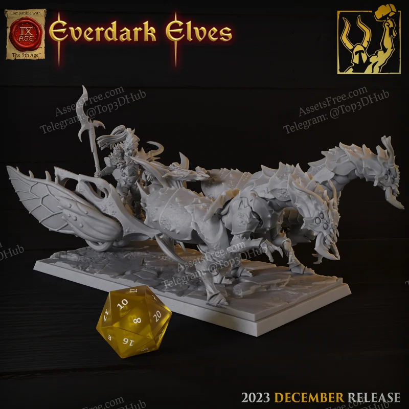 Everdark Elves - Chariot Crossbow