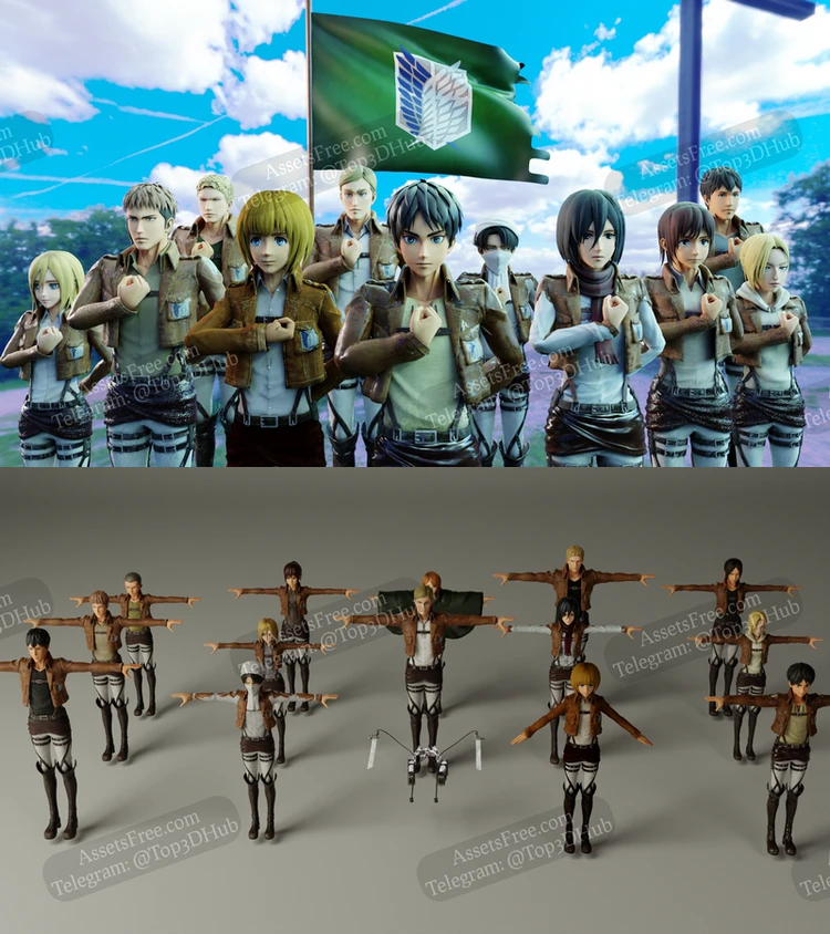 All Attack on Titan Characters