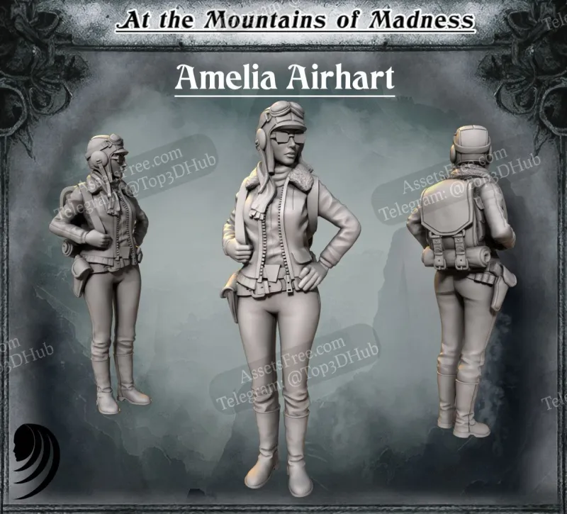Amelia Airhart - At the Mountains of Madness