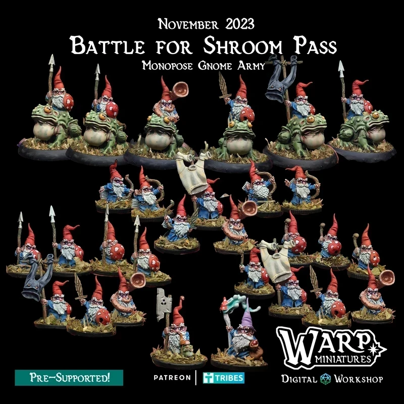 Battle for Shroom Pass - Monopose Gnome Army