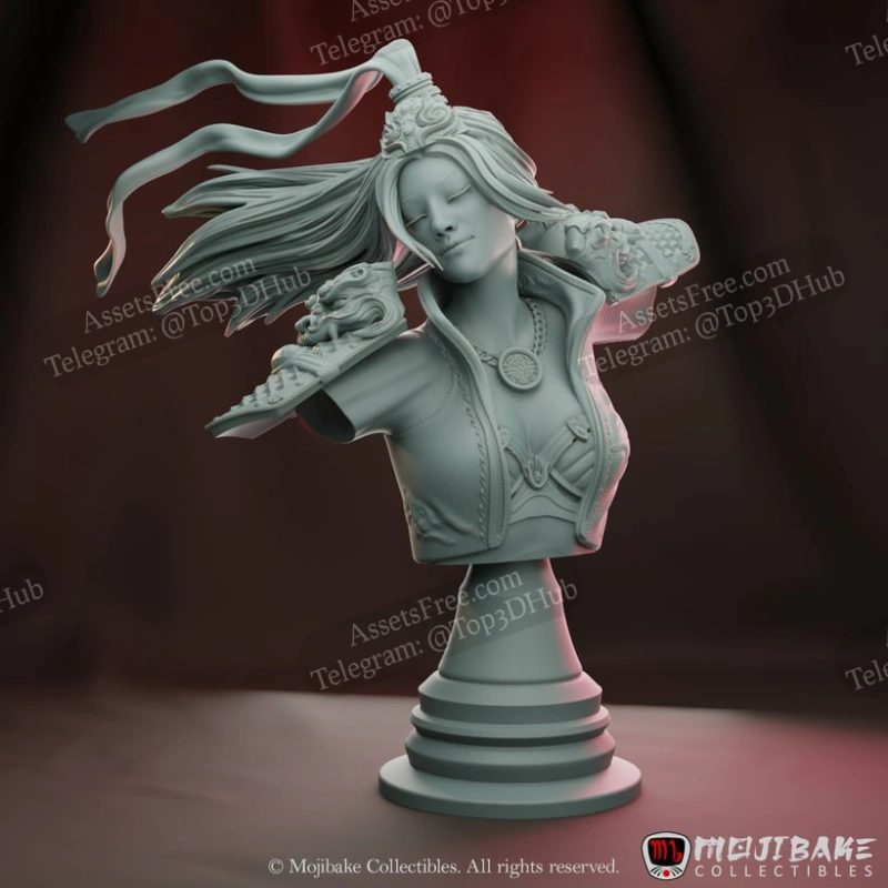 Blades of Harmony - The Peaceful Warrior Princess Bust