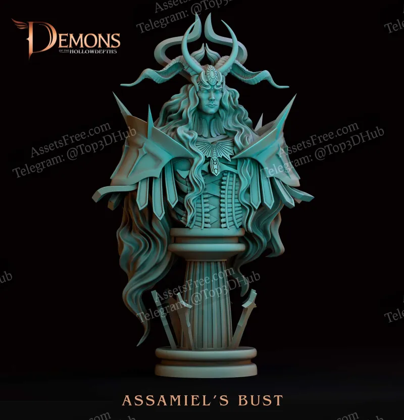 Bust of Assamiel, Daimos of Awe