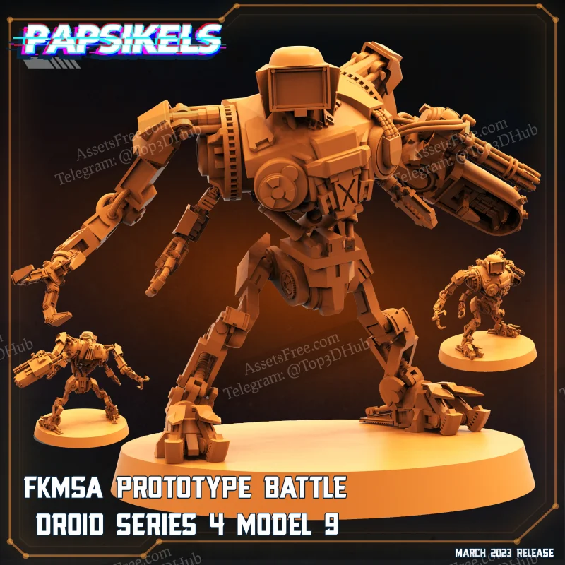 FKMSA PROTOTYPE BATTLE DROID SERIES 4 MODEL 9