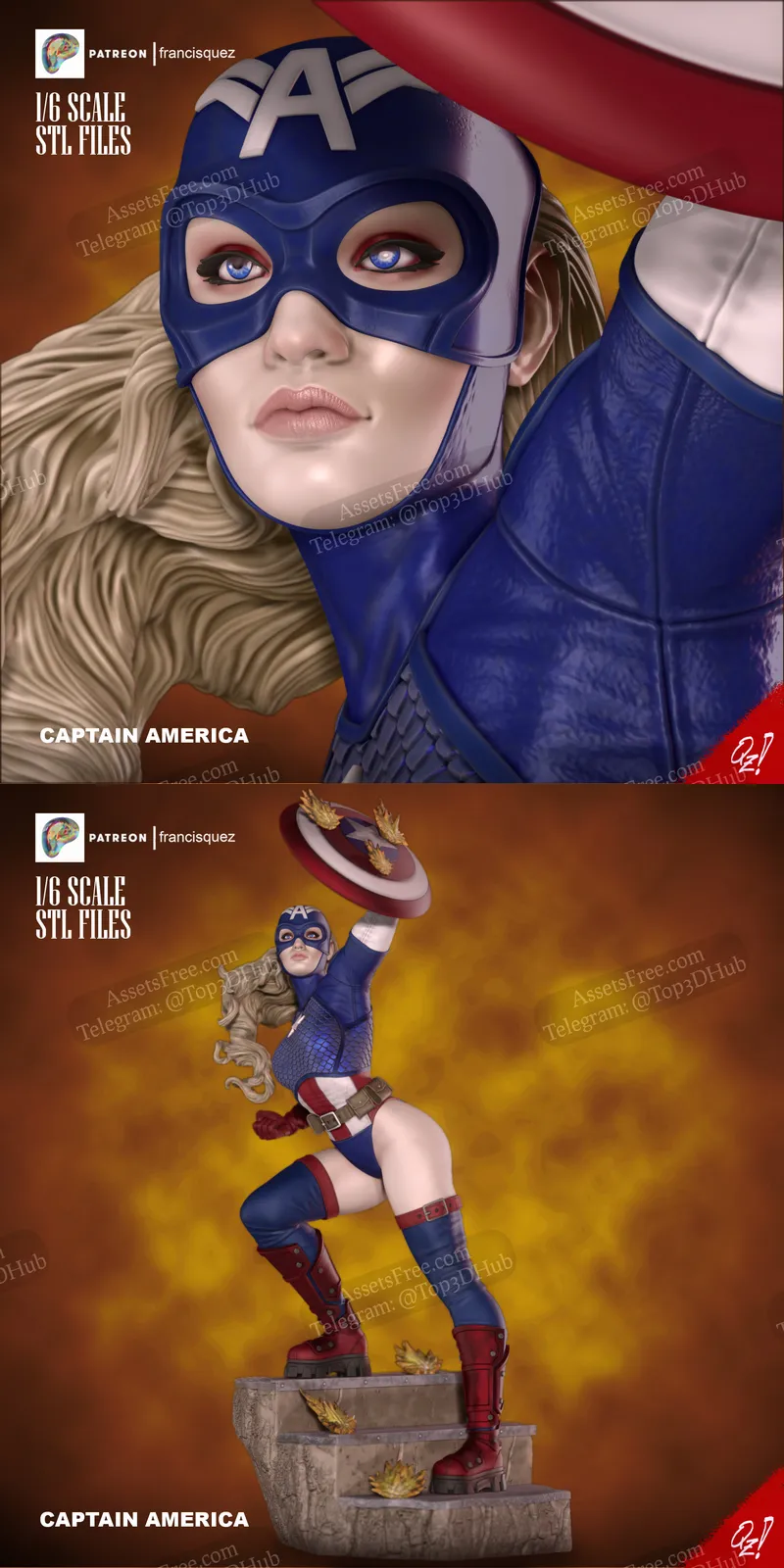Female Captain America