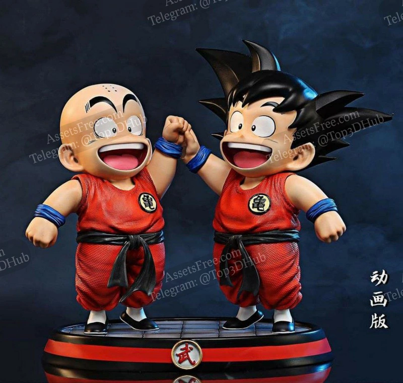 Goku and Krillin
