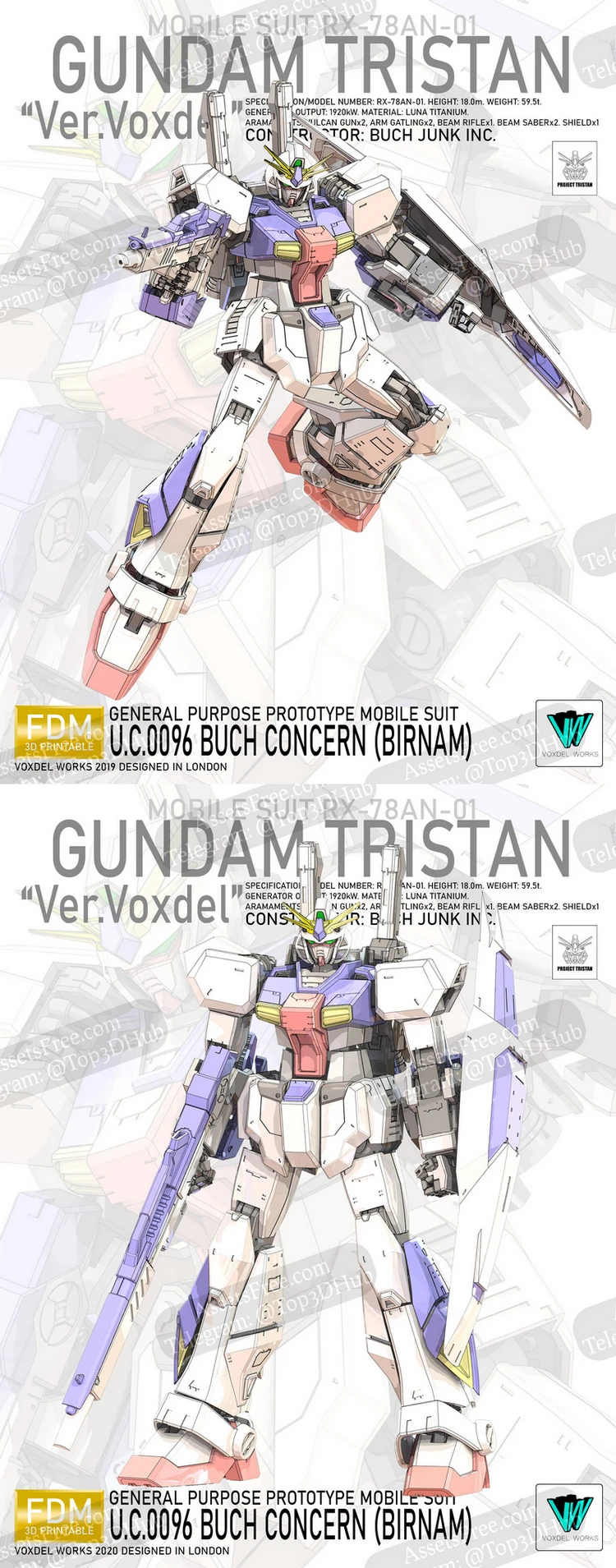 Gundam Tristan Version