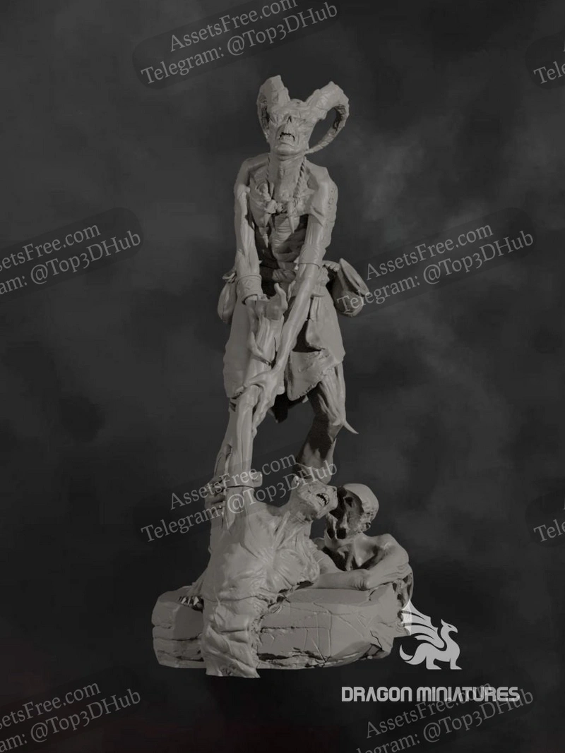 Helheim Slaves Statue and Bust