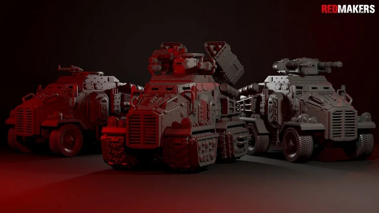 Heavily armored vehicle