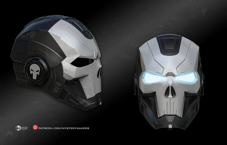 Iron Punisher helmet