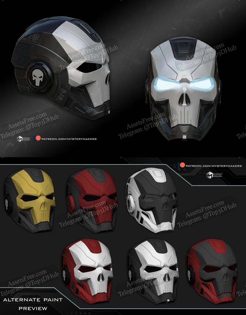 Iron Punisher helmet