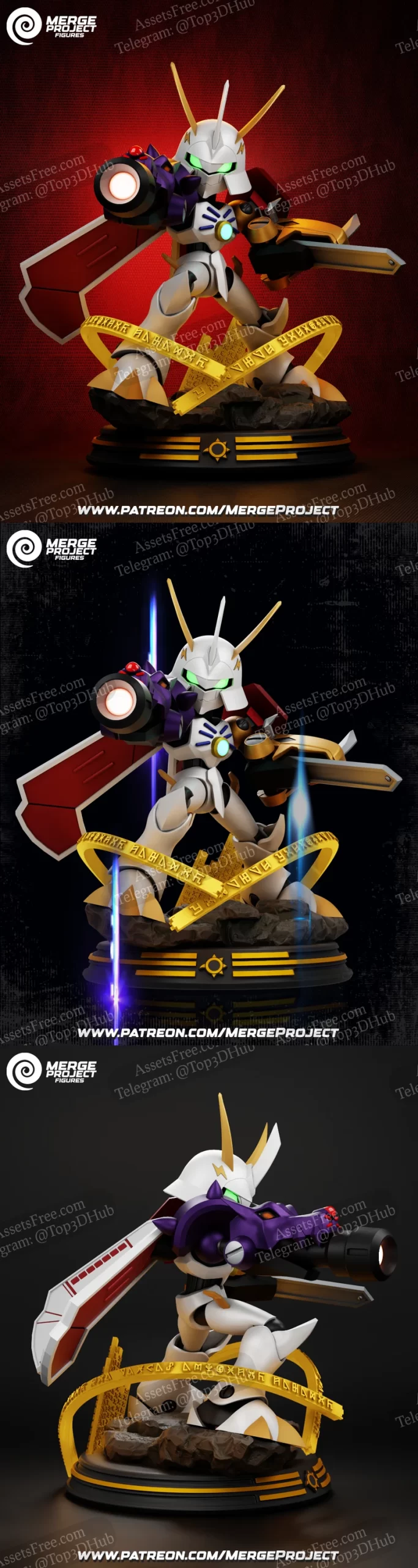 Omega Knight - Medabot Digimon