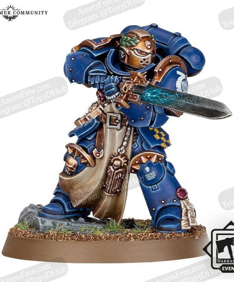 Download Free High-Quality Primaris Company Champion 3D Model For ...