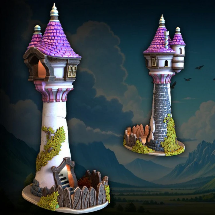 Rapunzel Dice Tower