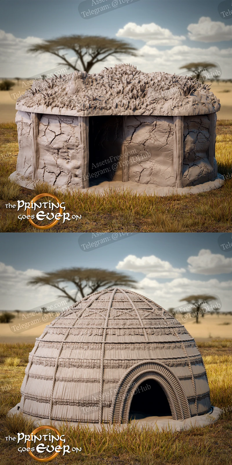 Tribal Huts