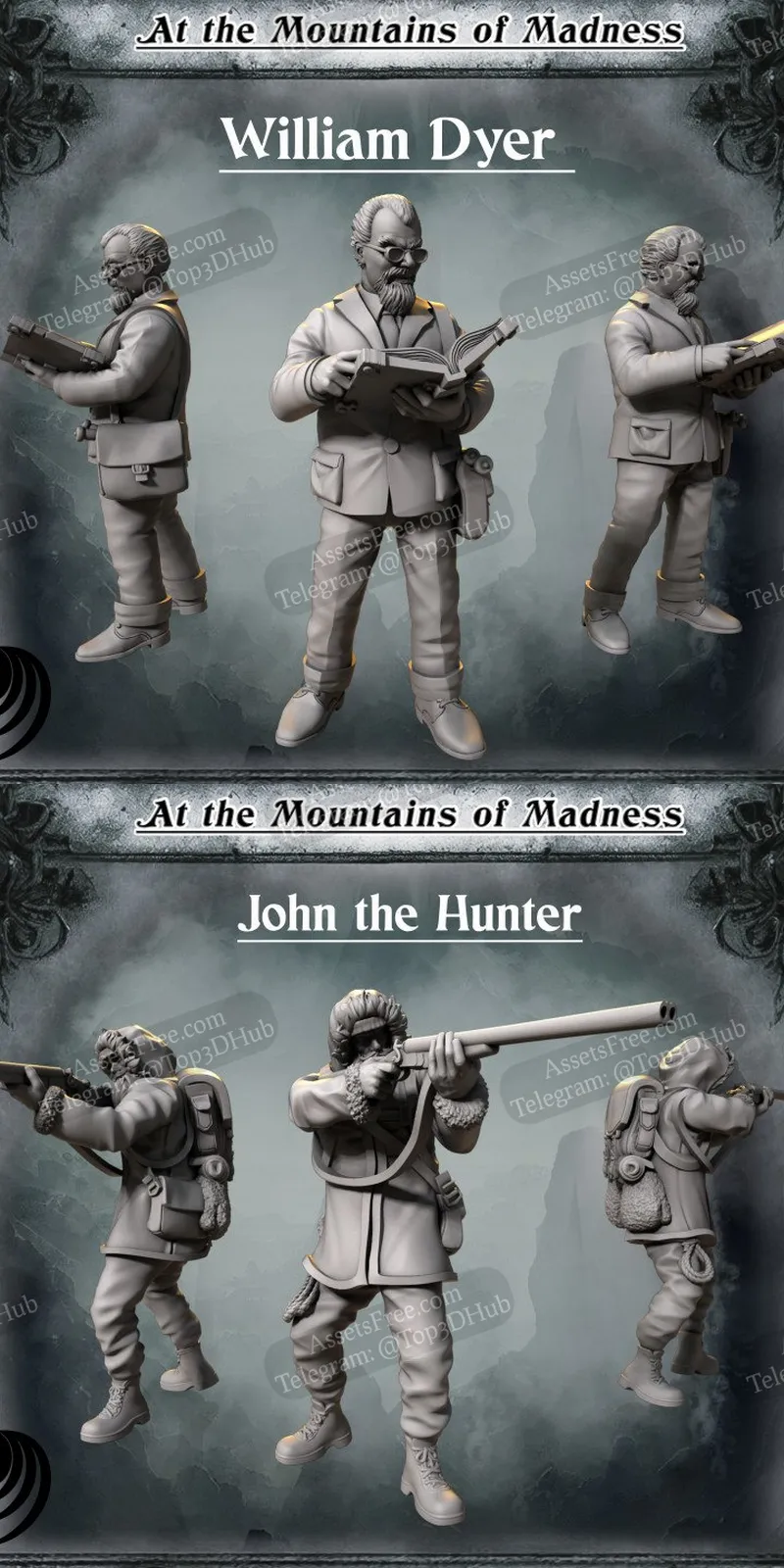 William Dyer and John the Hunter - At the Mountains of Madness