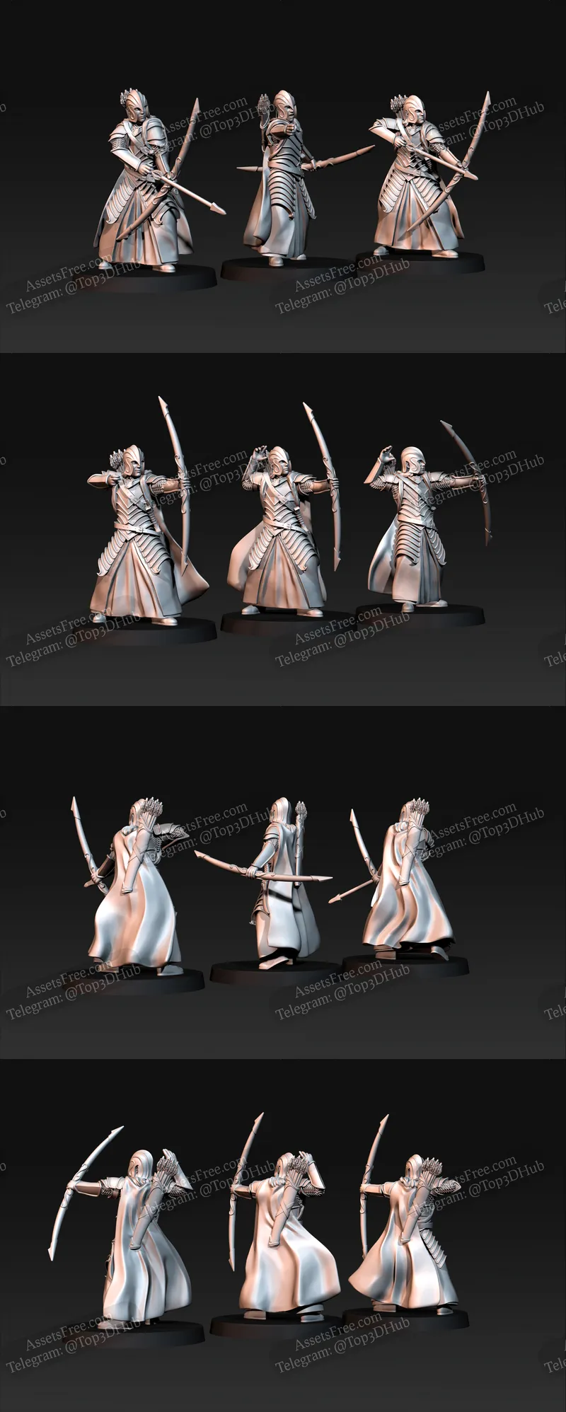 Bloody Elf Warriors with bows
