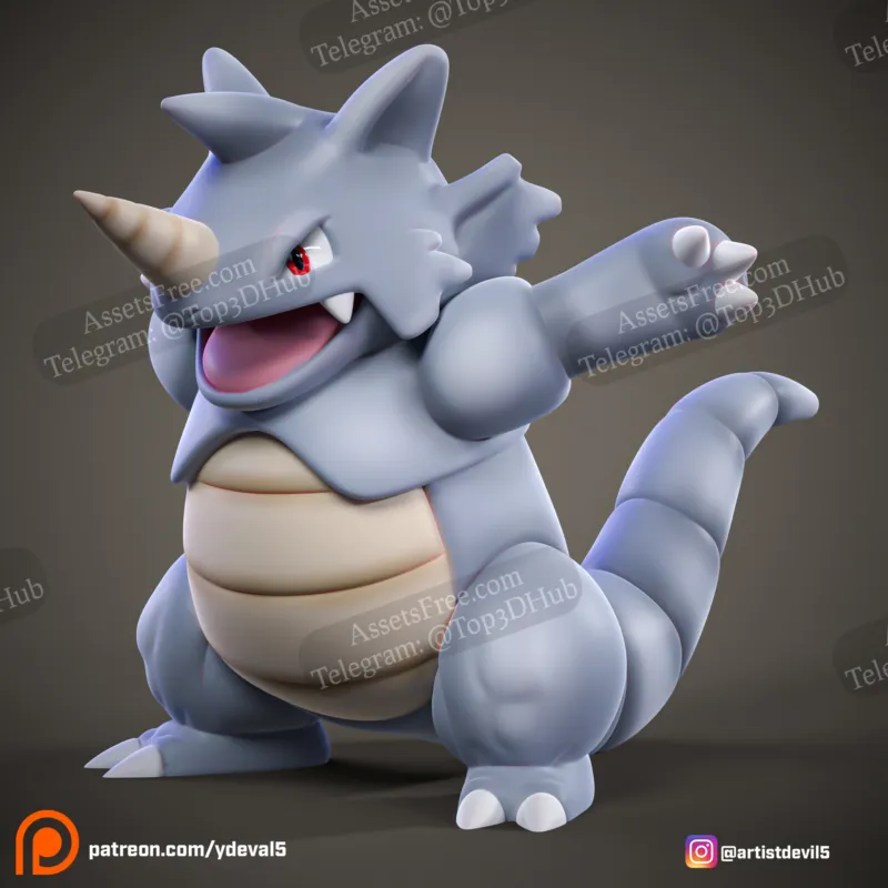 From Rock-Solid Guardian to 3D Printed Masterpiece: Unleash the Power of Rhydon!