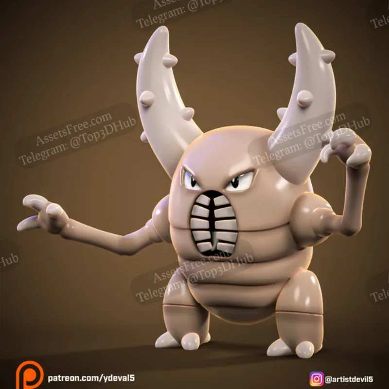 Pinch Your Way to Perfection: 3D Print the Formidable Pinsir!