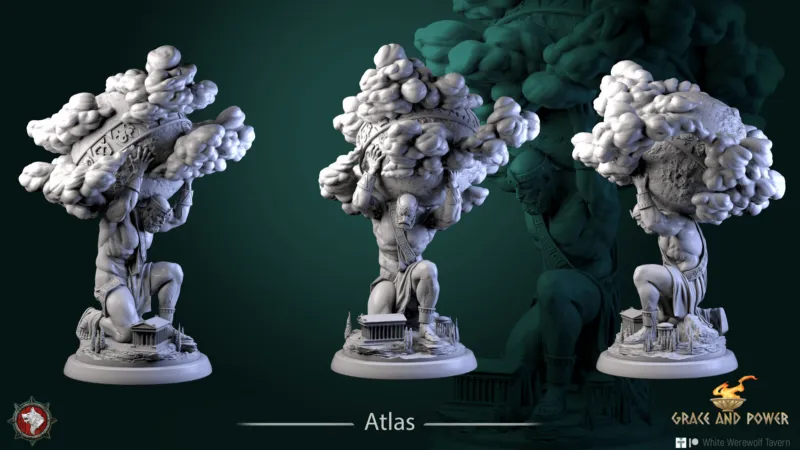 Unburden the Titan: 3D Print Atlas in All His Strength and Mystery