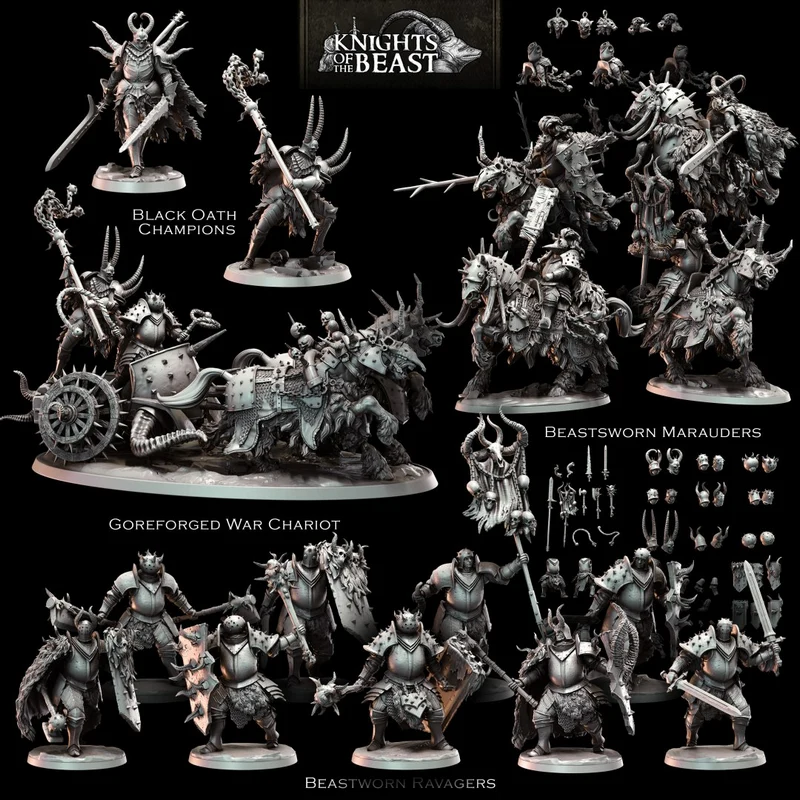 Bestiarum Miniatures - Knights of the Beast