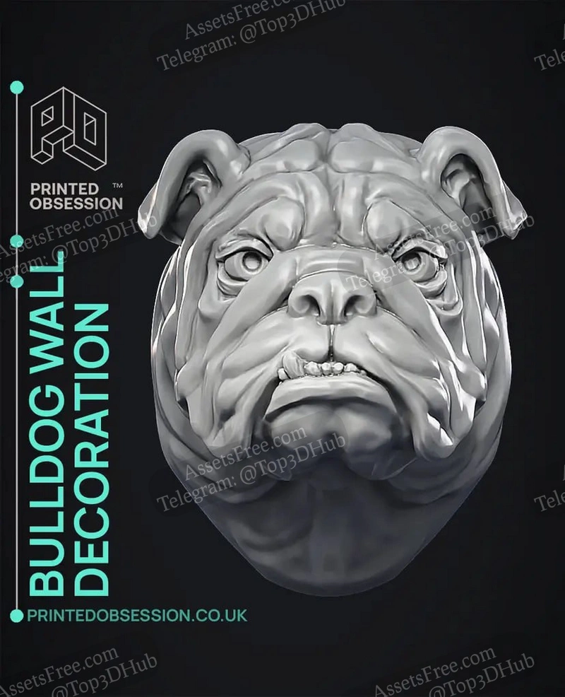 Bulldog - Wall Decoration