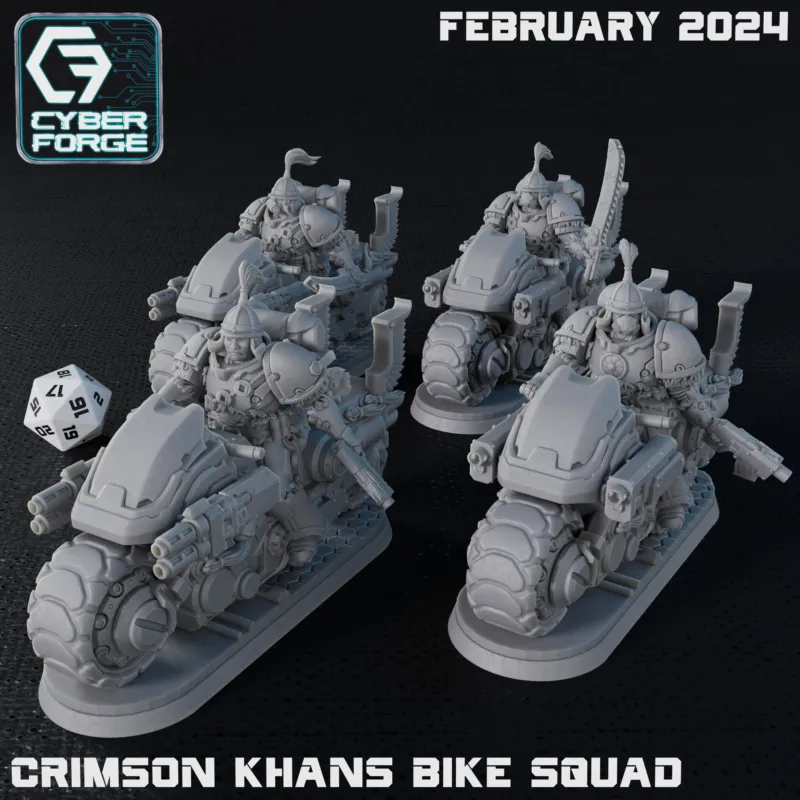 Cyber Forge - Grim Realms - Crimson Khans Bike Squad