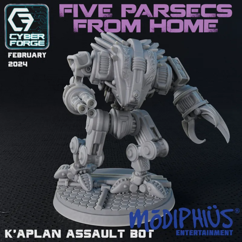Cyber Forge - Titan City Stories - Kaplan Assault Bot