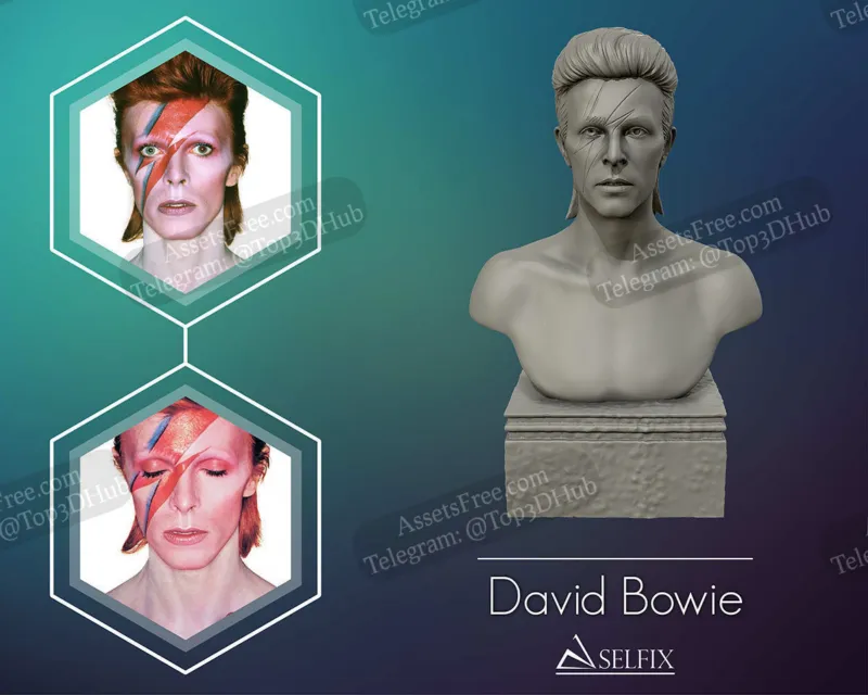 David Bowie Bust