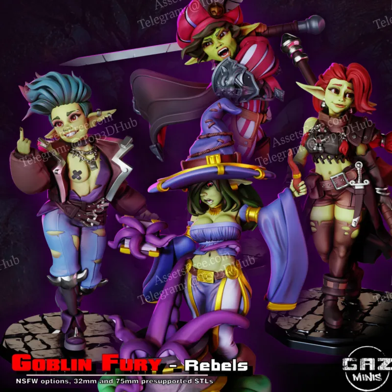 Gaz Minis - Goblin Fury - Rebels - November 2023