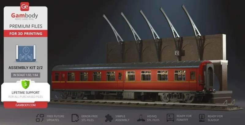 Hogwarts Express - Wagon and Platform