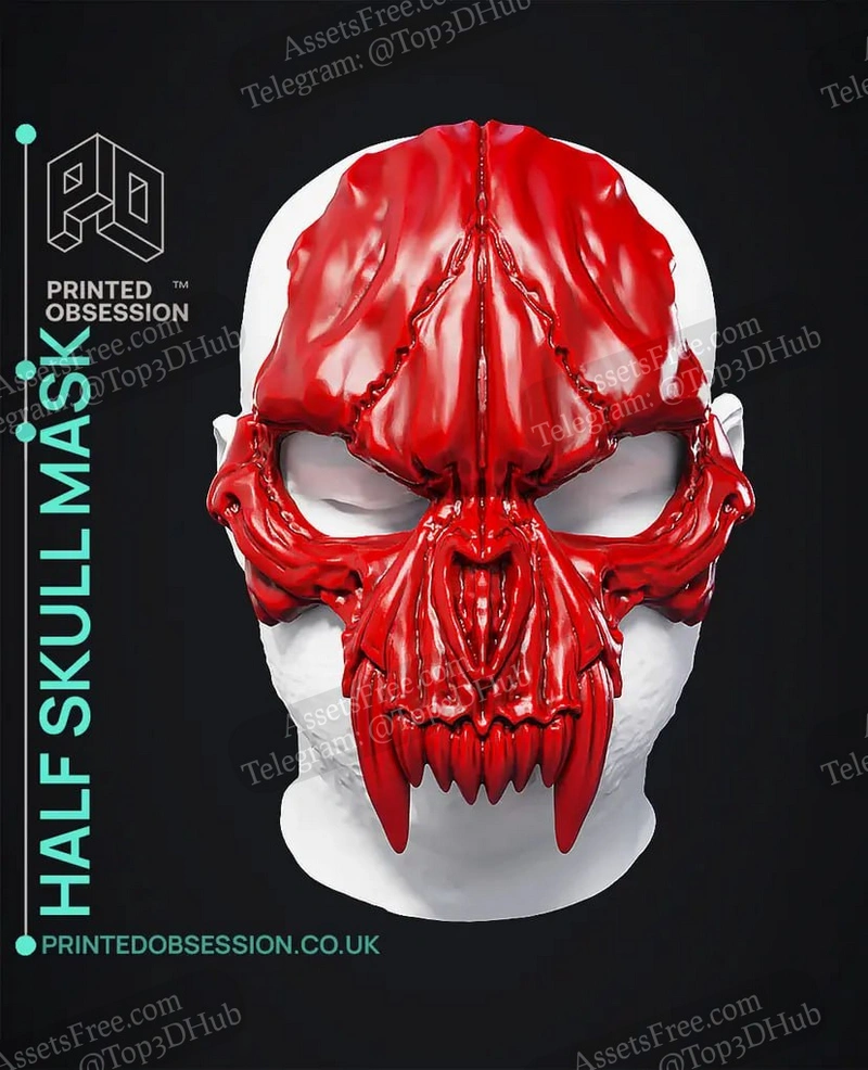 Half - Skull Mask