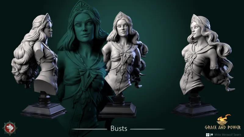 Unveiling the Queen: 3D Print Hera bust, Goddess of Women and Marriage