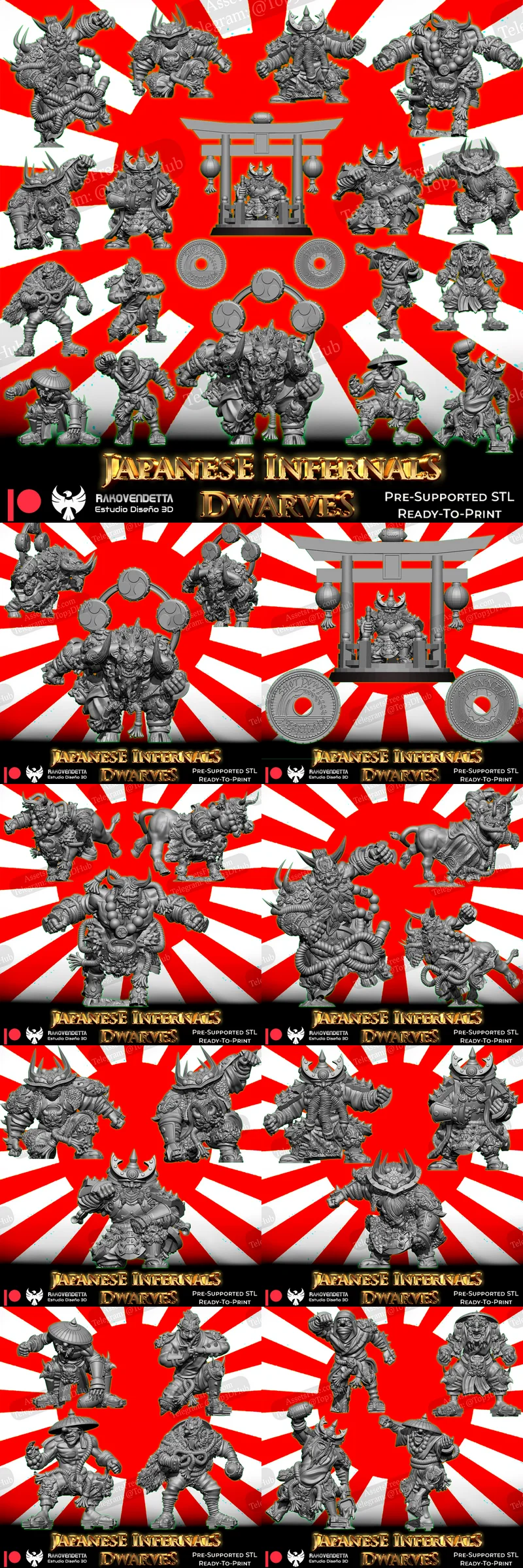 Japanese Infernal Dwarves - Rakovendetta