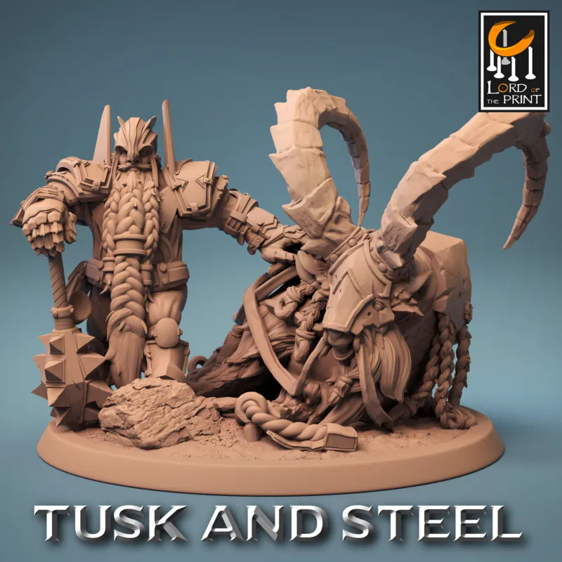 Lord of the Print - 202308 - Tusk and Steel - Goats - Sit