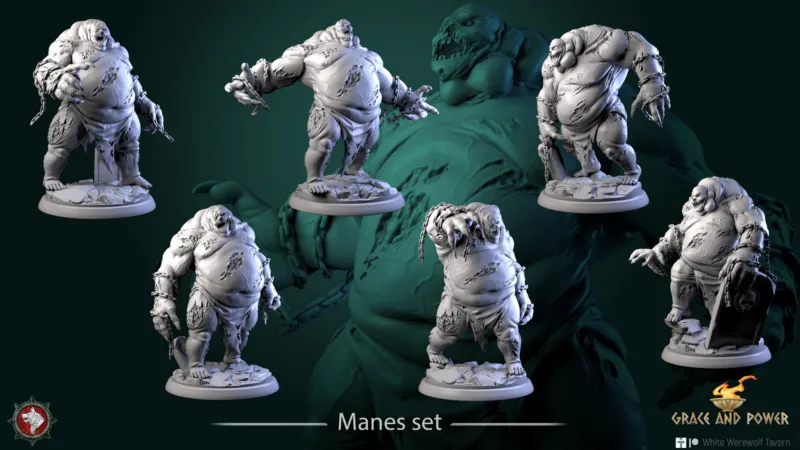 Manes: From Mythical Lions to Imaginary Creatures, 3D Print Your Dream Mane!