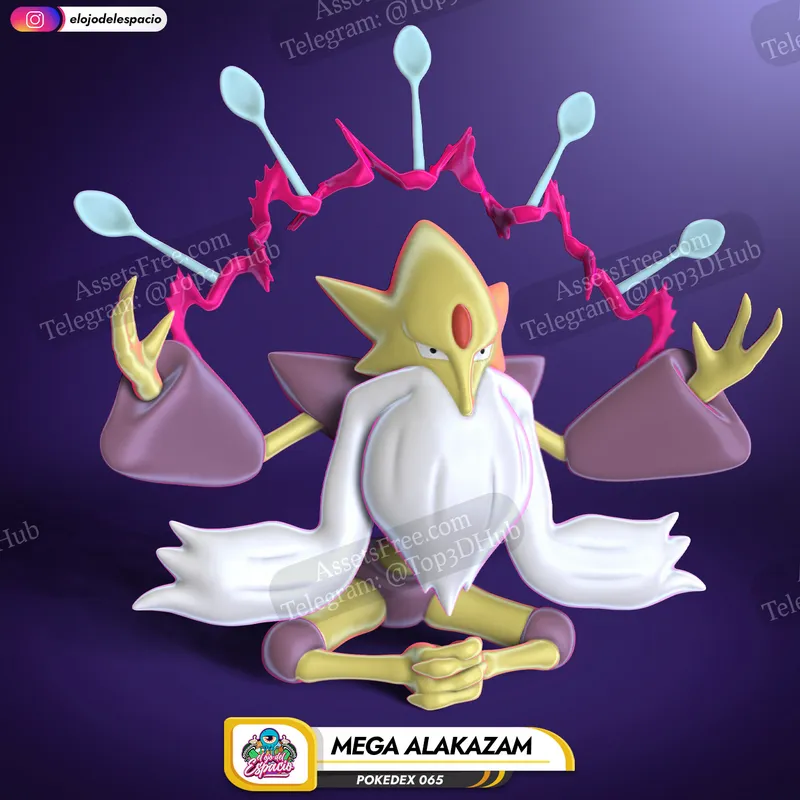 Mega Alakazam - Psychic-type Pokémon