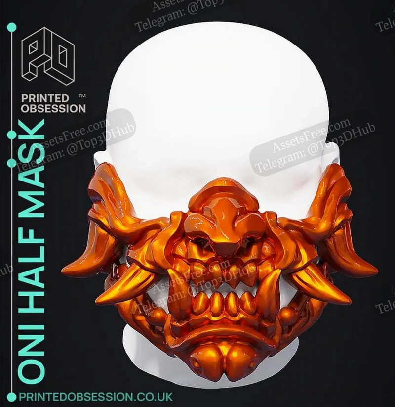 Oni Half Mask