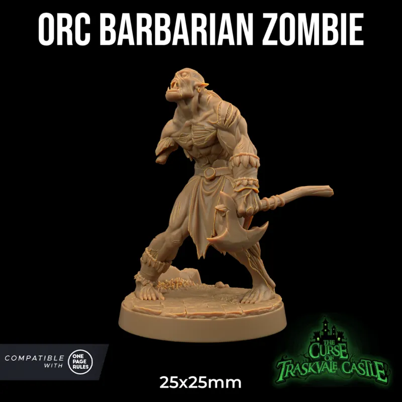 Orc Barbarian zombie
