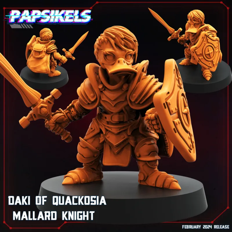 Papsikels - Daki of Quackosia Mallard Knight