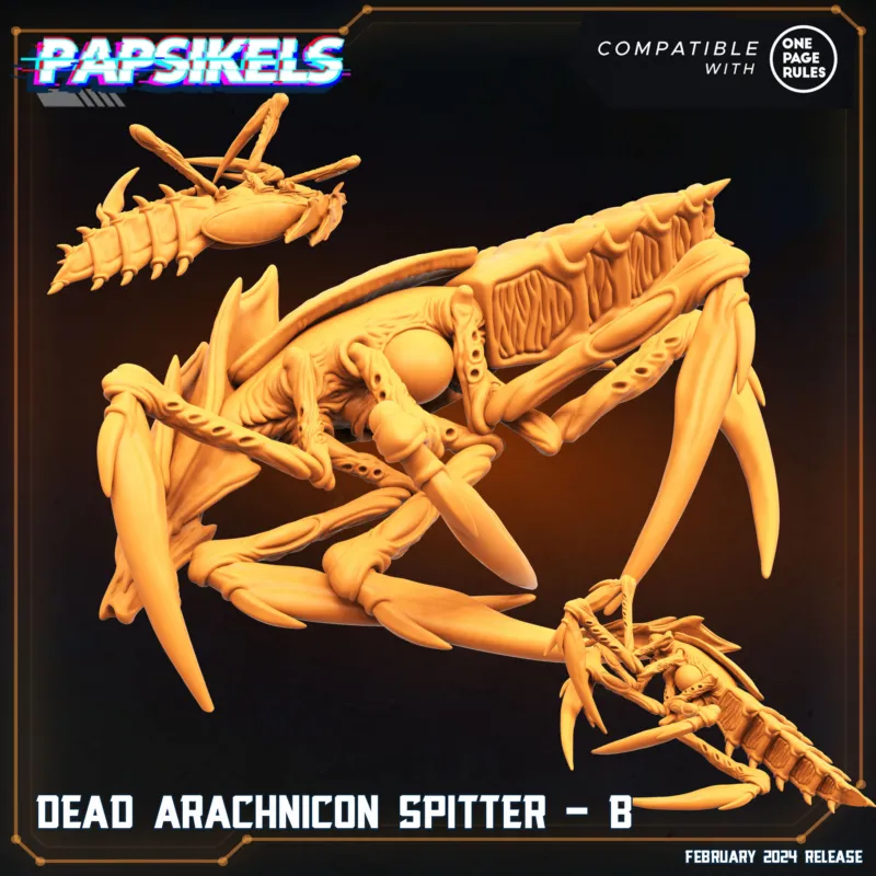Papsikels - 202402 - Dead Arachnicon Spitter B