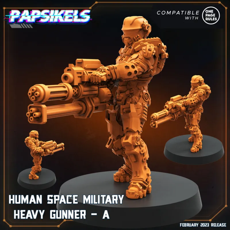 Papsikels - Human Space Military Heavy Gunnery A