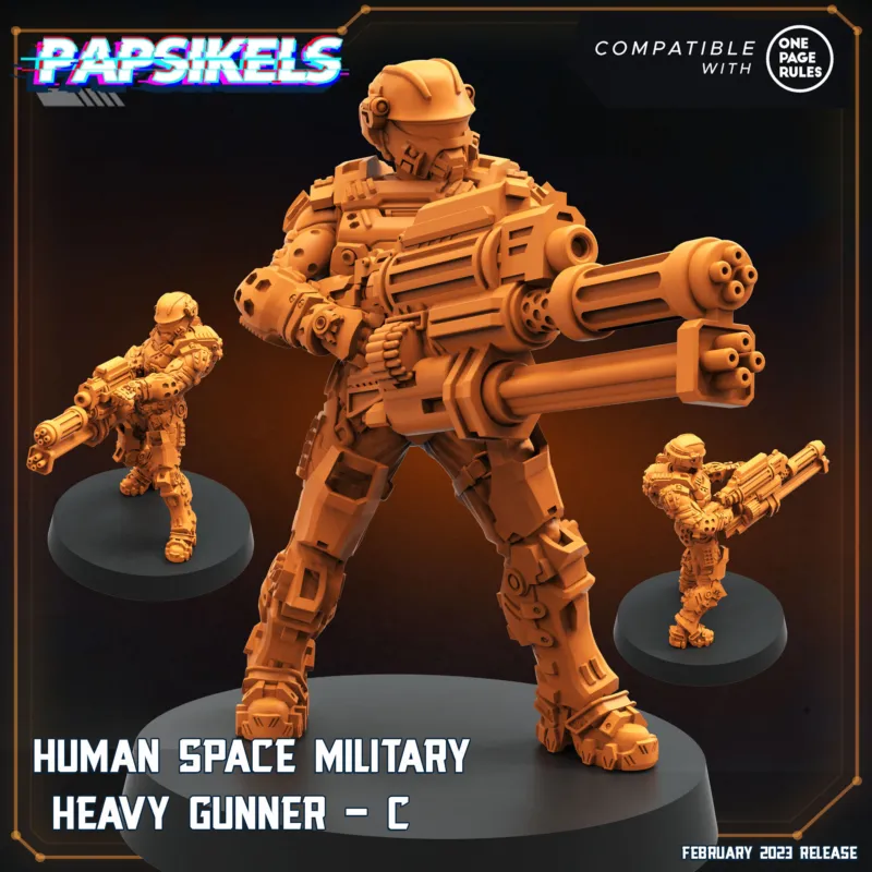 Papsikels - Human Space Military Heavy Gunnery C