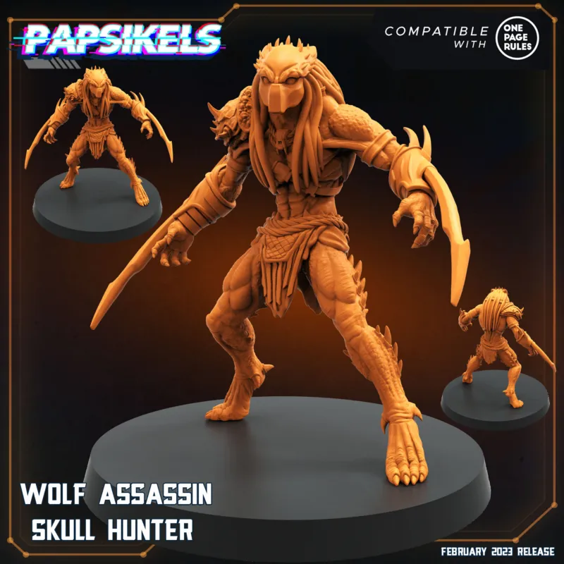 Papsikels - 202402 - Wolf Assassin Skull Hunter