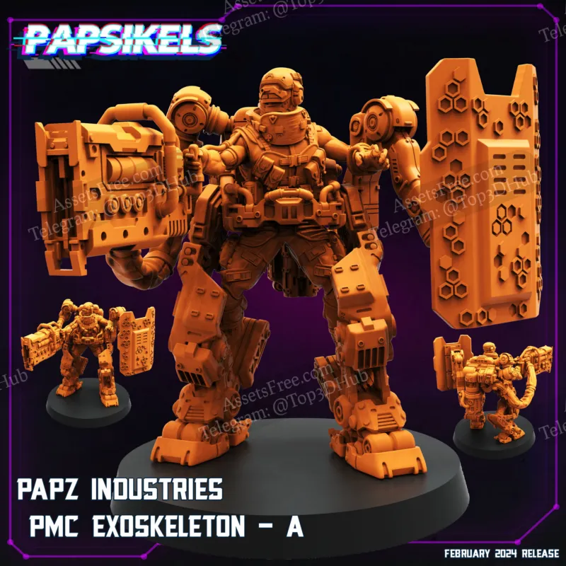 Papsikels Cyberpunk - PAPZ Industries Pmc Exoskeleton A