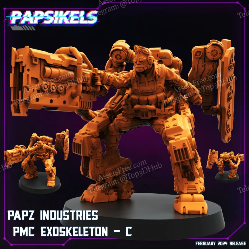 Papsikels Cyberpunk - PAPZ Industries Pmc Exoskeleton C