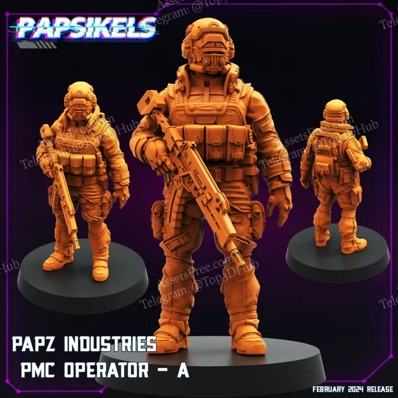 Papsikels Cyberpunk - PAPZ Industries Pmc Operator A