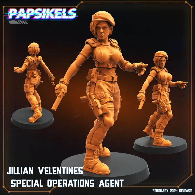 Papsikels - Jillian Velentines - Special Operation Agent