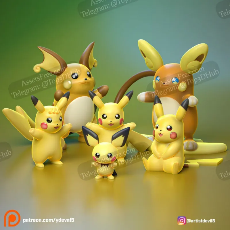 Pikachu Evolutions